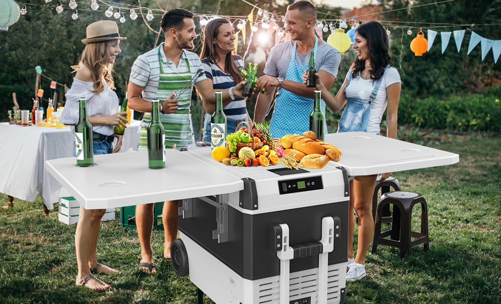 Urecau Outdoors Portable Fridge-Freezer FCRS45