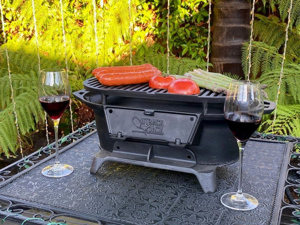 Outback Jack Cast Iron BBQ Grill