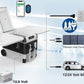Urecau Outdoors Portable Fridge-Freezer FCRS45